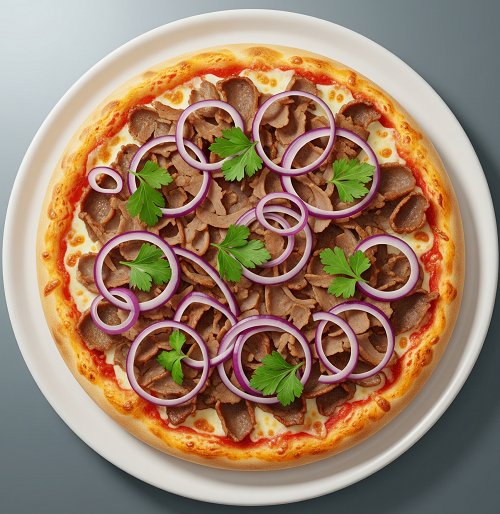Special Kebab Pizza 