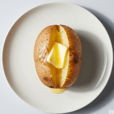 Baked Potato Simply With Butter 