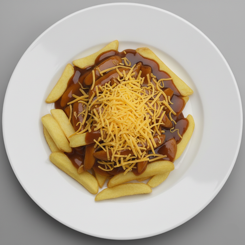 Chips, Cheese & Gravy Sauce 